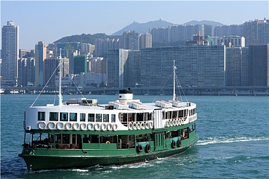 渡船,维多利亚港,香港