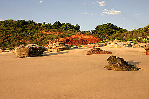 沿岸,海滩,沙子,沙丘,金伯利,西澳大利亚州,澳大利亚