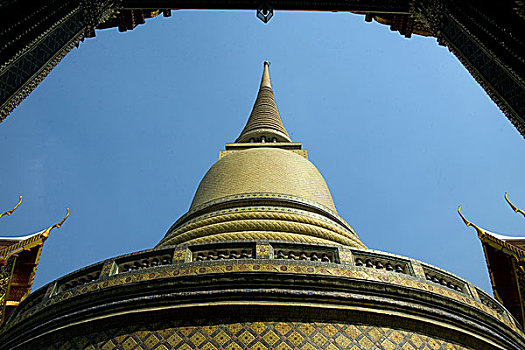 塔,顶峰,泰国,一月,2007年