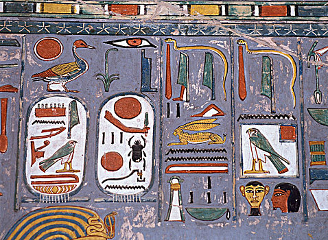 埃及,路克索神庙,帝王谷,墓地,象形文字