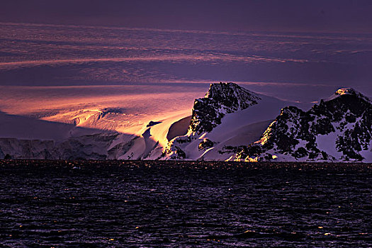 南极风景冰川雪山