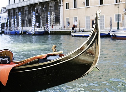 古老,小船,威尼斯