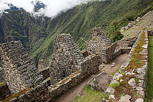 南美,秘鲁,马丘比丘,特写,石头,遗址,山地,背景,世界遗产