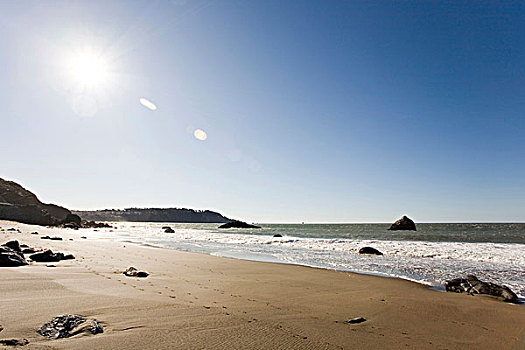 海滩,旧金山,加利福尼亚,美国