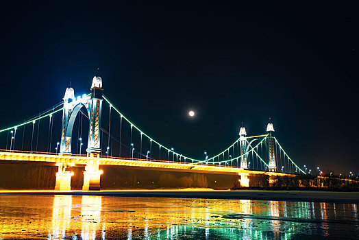 沈阳东塔桥夜景