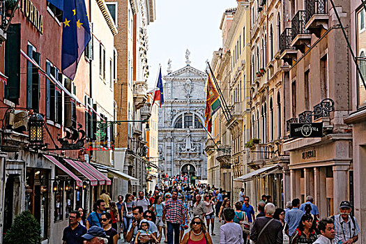街道,教堂,圣马科,地区,威尼斯,威尼托,意大利,欧洲