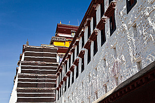 布达拉宫,广场,西藏,拉萨