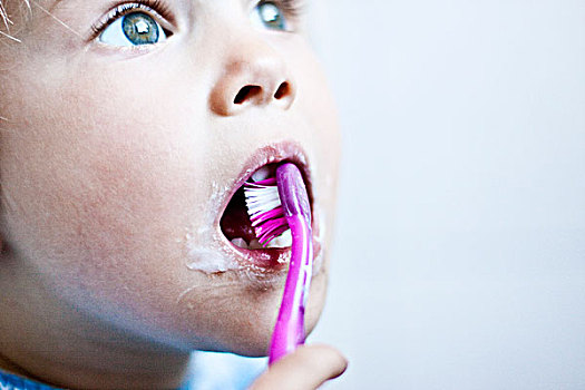 幼儿,刷牙