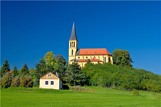 萨格勒布,绿色,自然风光,教堂