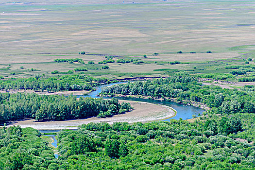 额尔古纳根河湿地