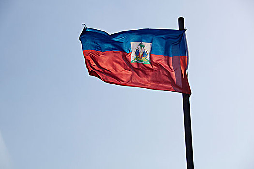 海地人,旗帜,太子港,海地