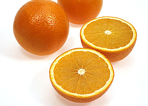 橙色,甜橙,水果,白色背景