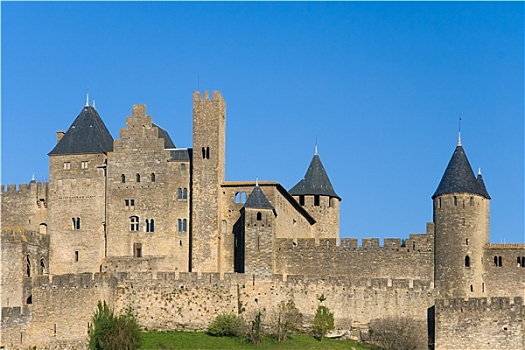 城堡,卡尔卡松尼,法国