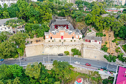 航拍福建福州船政天后宫