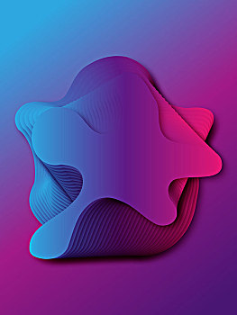 抽象几何图形,海报模版封面背景素材
