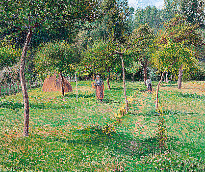 果园,1896年,艺术家