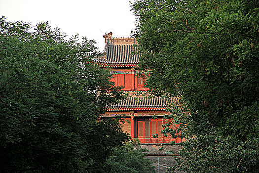 北京宛平古城门楼
