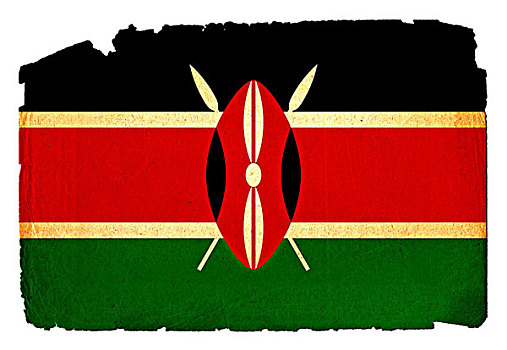 脏,旗帜,肯尼亚