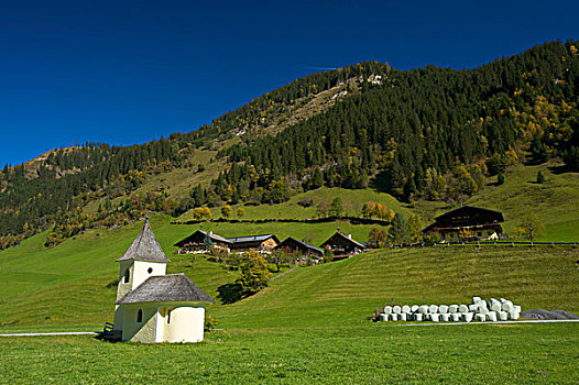 小教堂,靠近,地区,萨尔茨堡,奥地利,欧洲