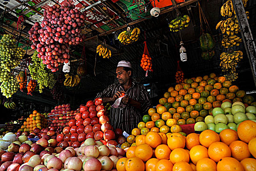 水果店,孟加拉,十一月,2009年