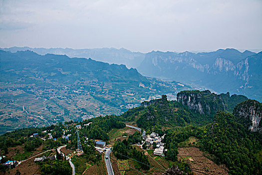 湖北恩施大峡谷地貌