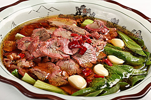 苏北青菜炖牛肉