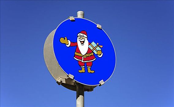 象征意义,交通标志,圣诞老人