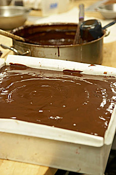 巧克力,烘培器皿
