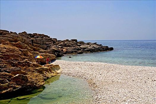 湾,靠近,伯罗奔尼撒半岛,希腊