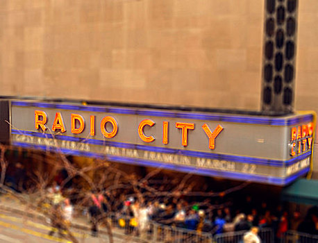 无线电城音乐厅,曼哈顿,纽约,美国,北美
