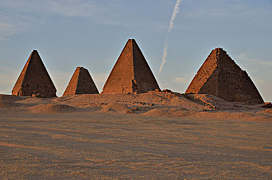 金字塔,北方,多,努比亚,苏丹,非洲