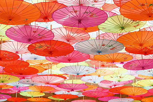彩色,伞,北京