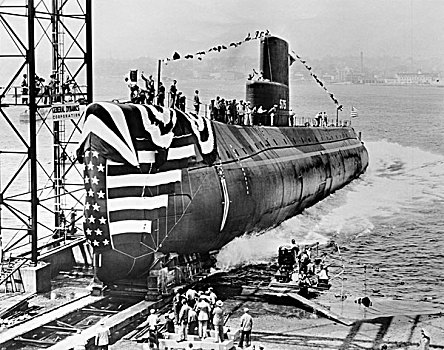 核潜艇,潜水艇,康涅狄格,美国