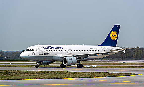 空中客车,德国,汉莎航空公司,慕尼黑,机场,上巴伐利亚,巴伐利亚,欧洲