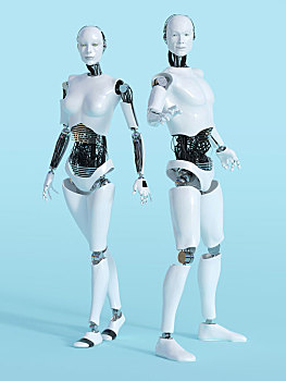 男性,女性,机器人