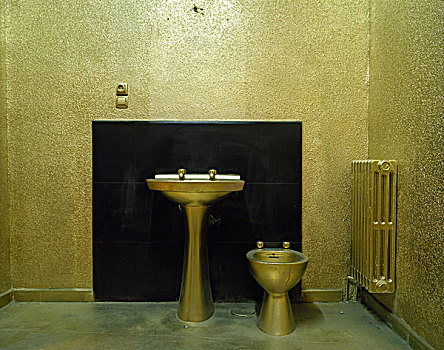 金色,浴室