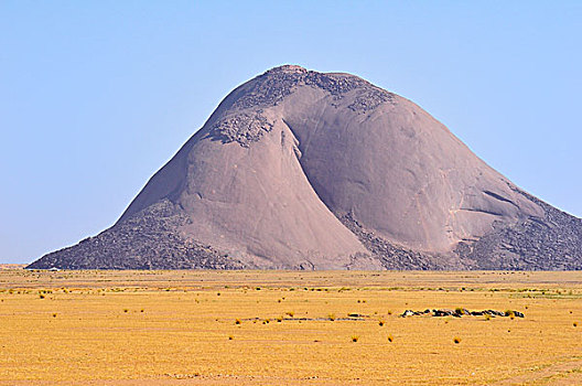 独块巨石,沙漠,阿德拉尔,区域,毛里塔尼亚,非洲