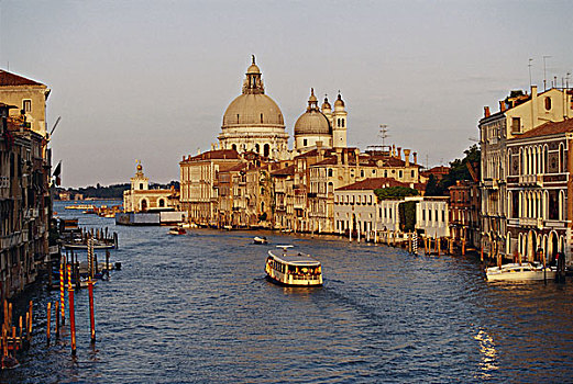 意大利,威尼托,威尼斯,大运河,大教堂,行礼,大幅,尺寸