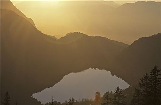 湖,风景