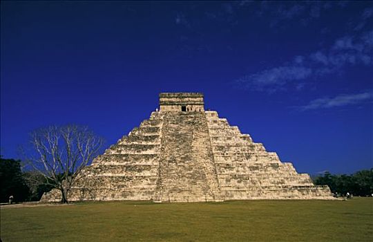 墨西哥,尤卡坦半岛,奇琴伊察,库库尔坎,庙宇