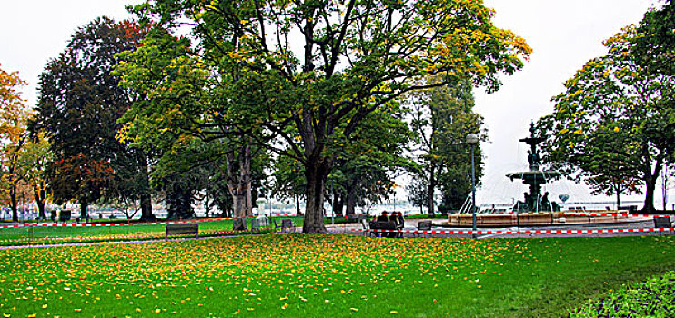 日内瓦湖边公园