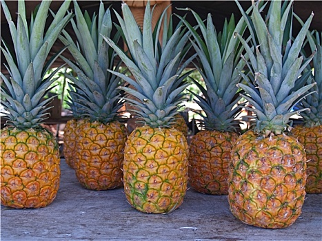 菠萝,路边,市场,夏威夷