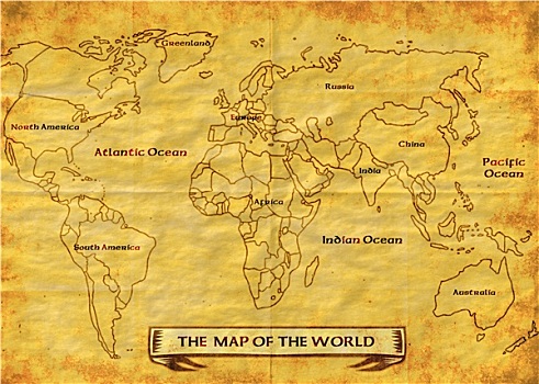世界地图,低劣