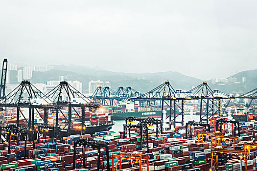 货箱,港口,香港,中国