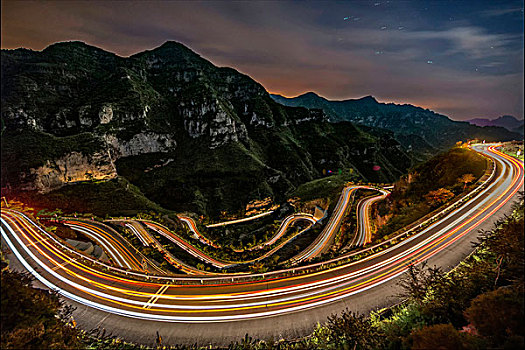 北京最美公路夜景