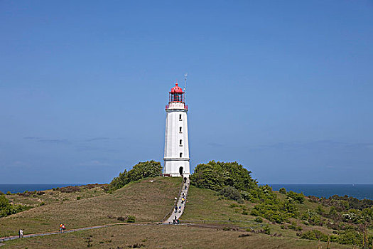 灯塔,岛屿,波罗的海,海岸,梅克伦堡前波莫瑞州,德国,欧洲