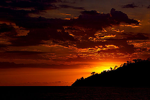 日落,马达加斯加