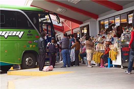 公交车站,厄瓜多尔