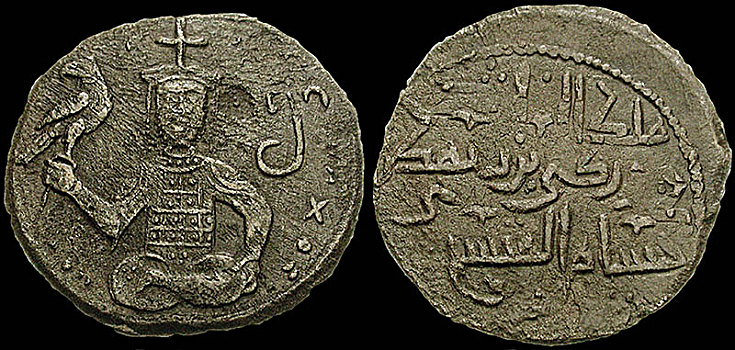 硬币,乔治三世,乔治亚,艺术家,古老