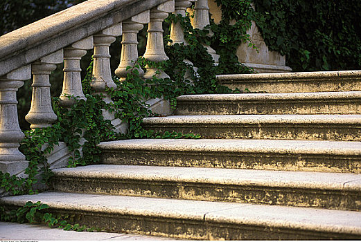 特写,楼梯,加泰罗尼亚,巴塞罗那,西班牙